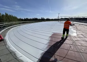 Säiliön katon maalaus Patola Helsinki 2023