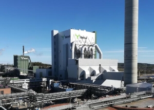 Valmistuvan voimalaitoksen rungon sekä kuorimon teräsrakenteiden paikkamaalaustyöt. 2017-18.